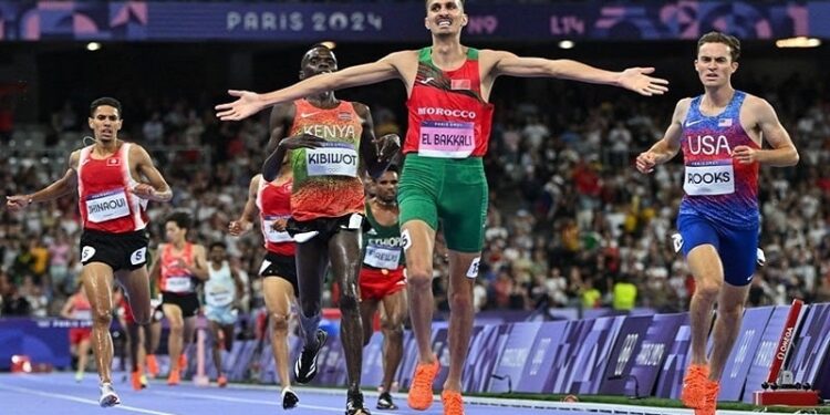 POUR AVOIR OFFRIR AU MAROC SA PREMIERE MEDAILLE AUX JO PARIS