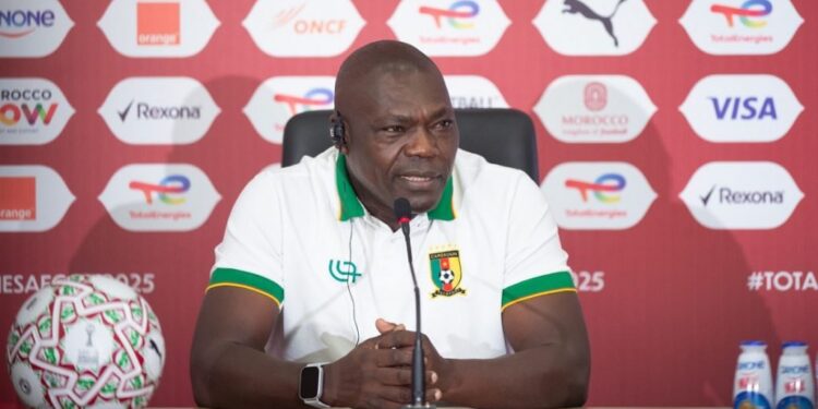 CAN MAROC 2025 – Conf d&rsquo;avant match : David Pagou (sélectionneur des Lions Indomptables)