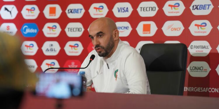 CAN MAROC 2025 – Walid ( sélectionneur du Maroc) : » Nous espérons tout donner pour le carré d’as »