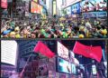 Mondial 2026 – MAROC-BRESIL : Les supporters donnent le ton dans le Times Square à New-York