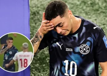Miguel Almiron suspendu un match pour avoir parlé en couvrant sa bouche avec la main